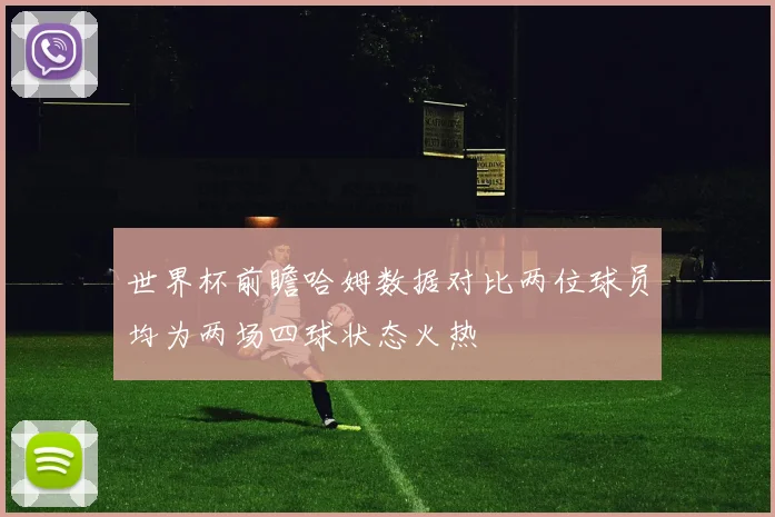 世界杯前瞻哈姆数据对比两位球员均为两场四球状态火热